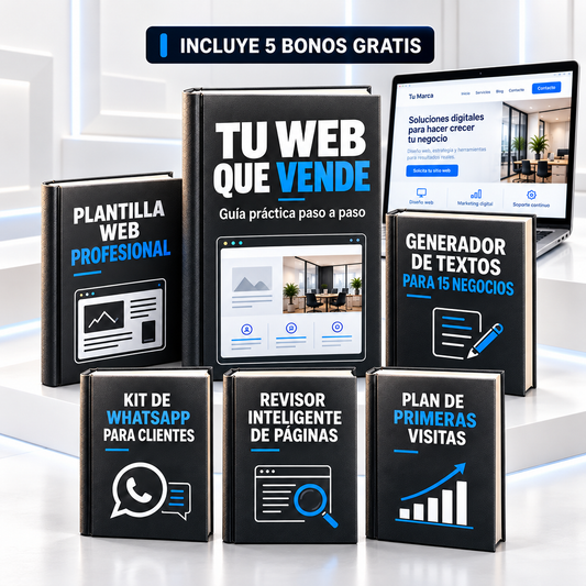 Tu Web Que Vende: Creá tu Página Profesional en Menos de 24 Horas